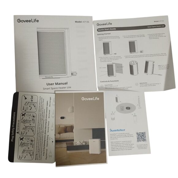GoveeLife Smart Space Heater Color Black - Picture 6 of 9